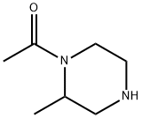 1-(2-Methyl-piperazin-1-yl)-ethanone Struktur