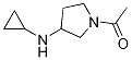 1-(3-CyclopropylaMino-pyrrolidin-1-yl)-ethanone Struktur