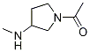 1-(3-MethylaMino-pyrrolidin-1-yl)-ethanone Struktur