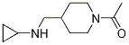 1-(4-CyclopropylaMinoMethyl-piperidin-1-yl)-ethanone Struktur