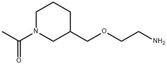 1-[3-(2-AMino-ethoxyMethyl)-piperidin-1-yl]-ethanone Struktur