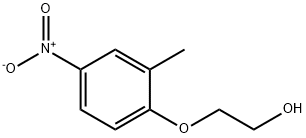 2-(2-Methyl-4-nitro-phenoxy)-ethanol Struktur