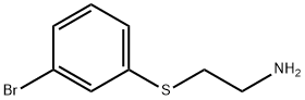 2-(3-BroMo-phenylsulfanyl)-ethylaMine Struktur