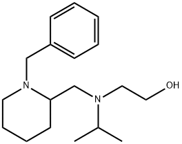 2-[(1-Benzyl-piperidin-2-ylMethyl)-isopropyl-aMino]-ethanol Struktur