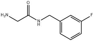 2-AMino-N-(3-fluoro-benzyl)-acetaMide Struktur