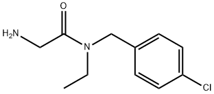 2-AMino-N-(4-chloro-benzyl)-N-ethyl-acetaMide Struktur