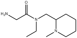 2-AMino-N-ethyl-N-(1-Methyl-piperidin-2-ylMethyl)-acetaMide Struktur