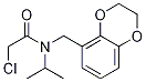 2-Chloro-N-(2,3-dihydro-benzo[1,4]dioxin-5-ylMethyl)-N-isopropyl-acetaMide Struktur