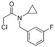 2-Chloro-N-cyclopropyl-N-(3-fluoro-benzyl)-acetaMide Struktur