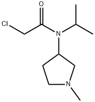 2-Chloro-N-isopropyl-N-(1-Methyl-pyrrolidin-3-yl)-acetaMide Struktur