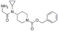 4-[(2-AMino-acetyl)-cyclopropyl-aMino]-piperidine-1-carboxylic acid benzyl ester Struktur