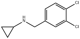 Cyclopropyl-(3,4-dichloro-benzyl)-aMine Struktur