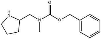 Methyl-pyrrolidin-2-ylMethyl-carbaMic acid benzyl ester Struktur