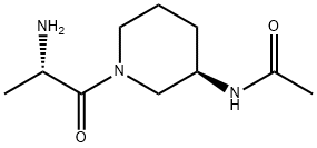 N-[(R)-1-((S)-2-AMino-propionyl)-piperidin-3-yl]-acetaMide Struktur