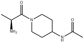 N-[1-((S)-2-AMino-propionyl)-piperidin-4-yl]-acetaMide Struktur