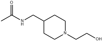 N-[1-(2-Hydroxy-ethyl)-piperidin-4-ylMethyl]-acetaMide Struktur