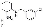 N-(3-Chloro-benzyl)-cyclohexane-1,2-diamine hydrochloride Struktur