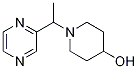 1-(1-(pyrazin-2-yl)ethyl)piperidin-4-ol Struktur