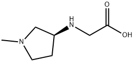 ((S)-1-Methyl-pyrrolidin-3-ylaMino)-acetic acid Struktur