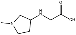 (1-Methyl-pyrrolidin-3-ylaMino)-acetic acid Struktur