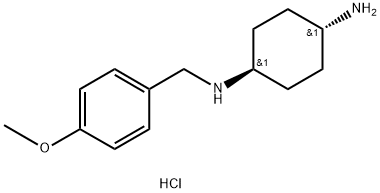 (1R,4R)-N1-(4-甲氧基-芐基)-環(huán)己烷-1,4-二胺鹽酸鹽, 1417789-34-4, 結(jié)構(gòu)式