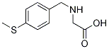 (4-Methylsulfanyl-benzylaMino)-acetic acid Struktur