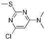 (6-Chloro-2-Methylsulfanyl-pyriMidin-4-yl)-diMethyl-aMine Struktur