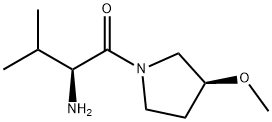 (S)-2-AMino-1-((S)-3-Methoxy-pyrrolidin-1-yl)-3-Methyl-butan-1-one Struktur