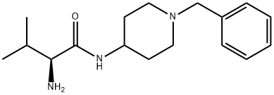 (S)-2-AMino-N-(1-benzyl-piperidin-4-yl)-3-Methyl-butyraMide Struktur