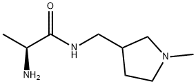 (S)-2-AMino-N-(1-Methyl-pyrrolidin-3-ylMethyl)-propionaMide Struktur