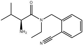 (S)-2-AMino-N-(2-cyano-benzyl)-N-ethyl-3-Methyl-butyraMide Struktur