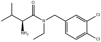 (S)-2-AMino-N-(3,4-dichloro-benzyl)-N-ethyl-3-Methyl-butyraMide Struktur