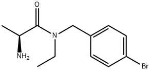 (S)-2-AMino-N-(4-broMo-benzyl)-N-ethyl-propionaMide Struktur