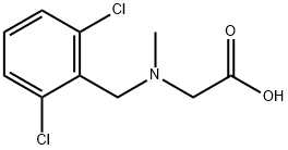 [(2,6-Dichloro-benzyl)-Methyl-aMino]-acetic acid Struktur