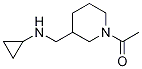 1-(3-CyclopropylaMinoMethyl-piperidin-1-yl)-ethanone Struktur