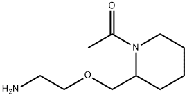 1-[2-(2-AMino-ethoxyMethyl)-piperidin-1-yl]-ethanone Struktur