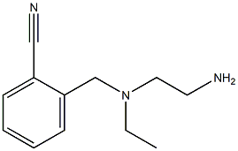 2-{[(2-AMino-ethyl)-ethyl-aMino]-Methyl}-benzonitrile Struktur