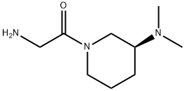 2-AMino-1-((S)-3-diMethylaMino-piperidin-1-yl)-ethanone Struktur