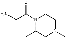 2-AMino-1-(2,4-diMethyl-piperazin-1-yl)-ethanone Struktur