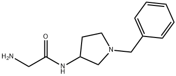 2-AMino-N-(1-benzyl-pyrrolidin-3-yl)-acetaMide Struktur