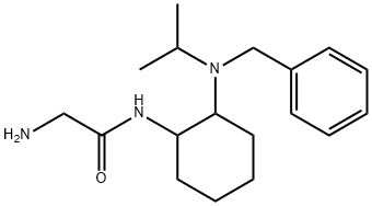 2-AMino-N-[2-(benzyl-isopropyl-aMino)-cyclohexyl]-acetaMide Struktur