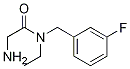 2-AMino-N-ethyl-N-(3-fluoro-benzyl)-acetaMide Struktur