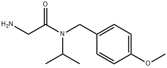 2-AMino-N-isopropyl-N-(4-Methoxy-benzyl)-acetaMide Struktur