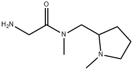 2-AMino-N-Methyl-N-(1-Methyl-pyrrolidin-2-ylMethyl)-acetaMide Struktur