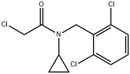 2-Chloro-N-cyclopropyl-N-(2,6-dichloro-benzyl)-acetaMide Struktur