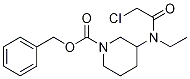 3-[(2-Chloro-acetyl)-ethyl-aMino]-piperidine-1-carboxylic acid benzyl ester Struktur