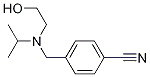 4-{[(2-Hydroxy-ethyl)-isopropyl-aMino]-Methyl}-benzonitrile Struktur