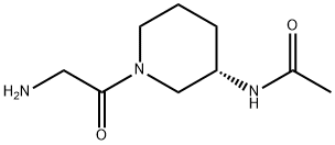 N-[(S)-1-(2-AMino-acetyl)-piperidin-3-yl]-acetaMide Struktur