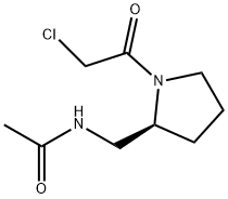 N-[(S)-1-(2-Chloro-acetyl)-pyrrolidin-2-ylMethyl]-acetaMide Struktur