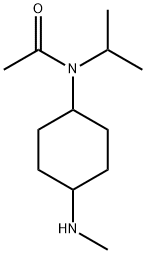 N-Isopropyl-N-(4-MethylaMino-cyclohexyl)-acetaMide Struktur